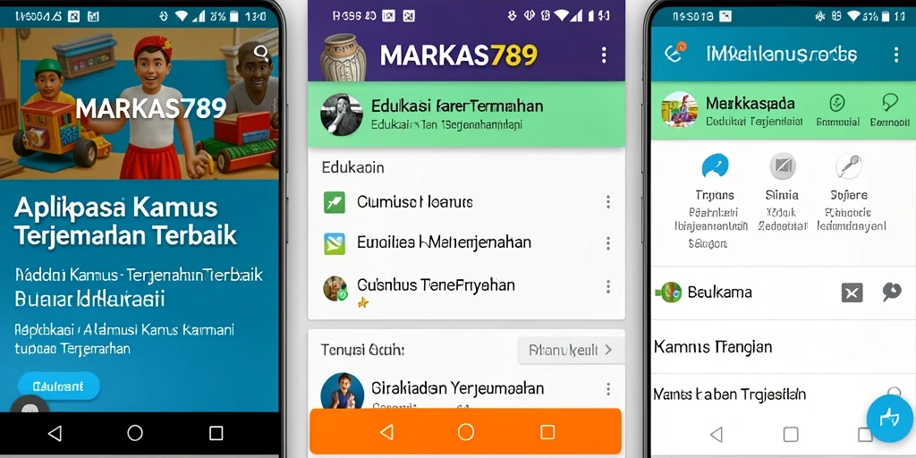 Tampilan antarmuka aplikasi MARKAS789 yang user-friendly dan fungsional.